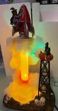 Pumpkin Hollow Animated Witchy Rocket