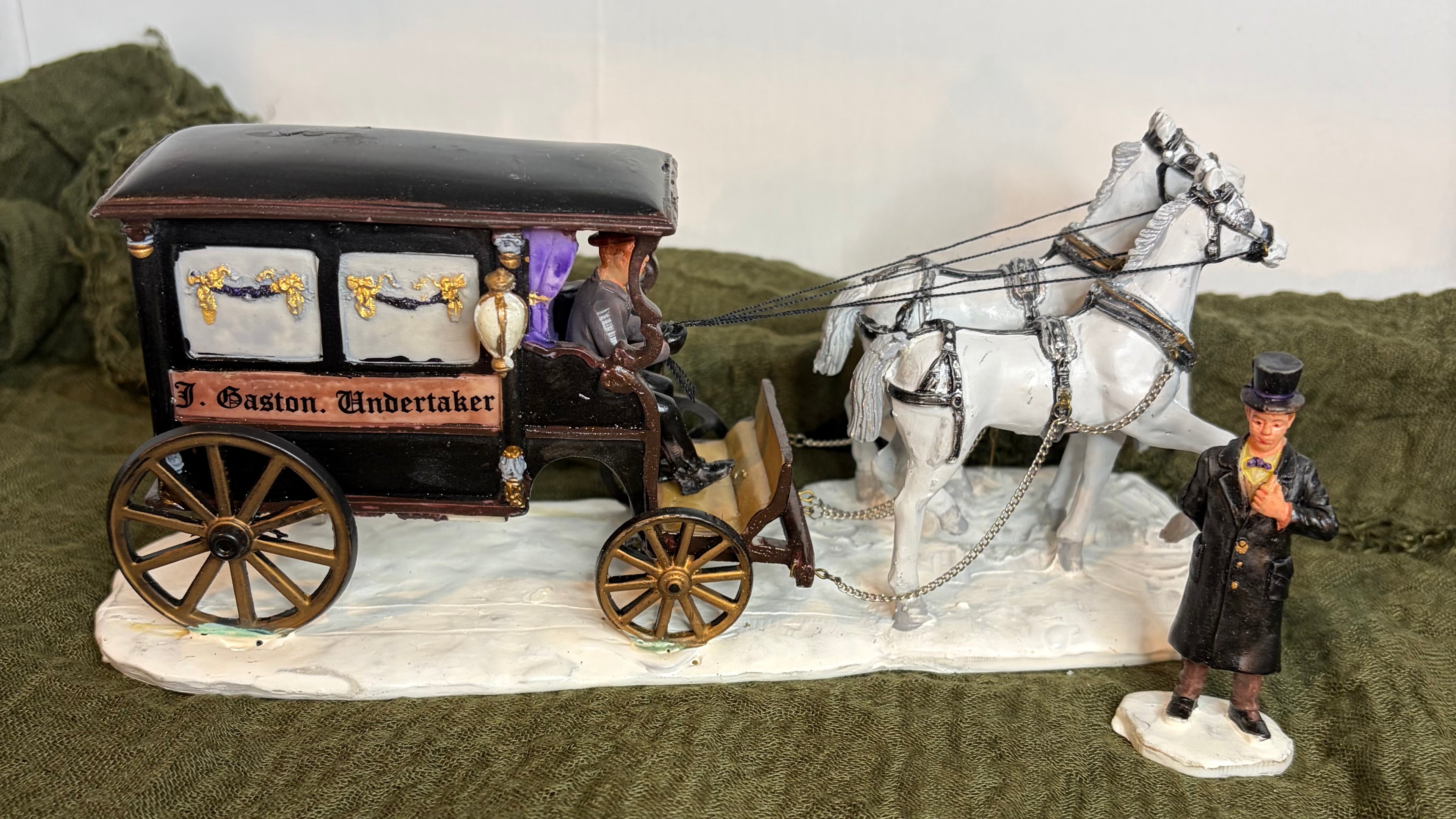 Lemax Spooky Town Undertaker's Carriage
