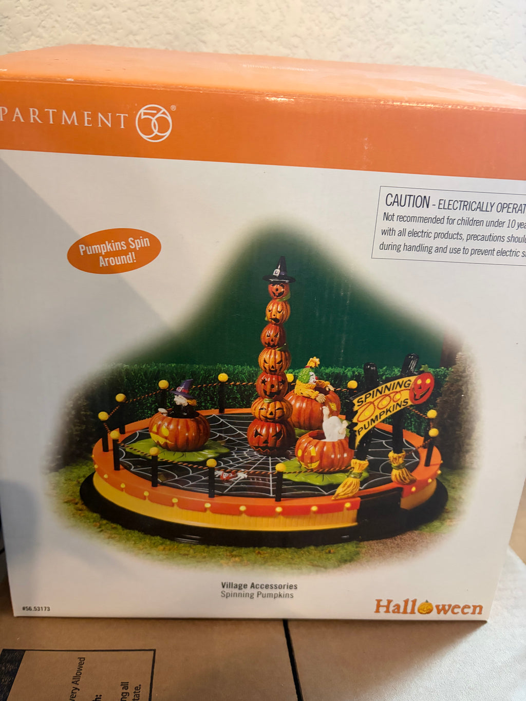 Dept 56 Spinning Pumpkins