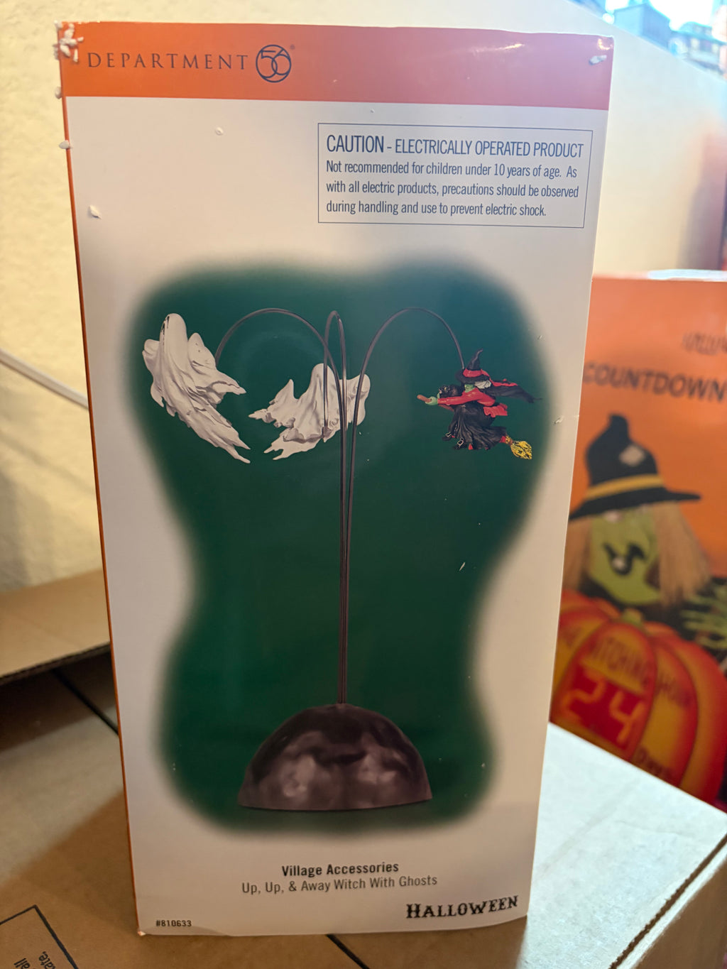 Dept 56 Up Up and Away Witch With Ghosts