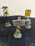 Dept 56 Scary Warning Signs