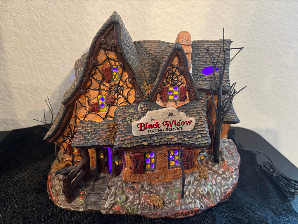 Dept 56 Black Widow Dating Service