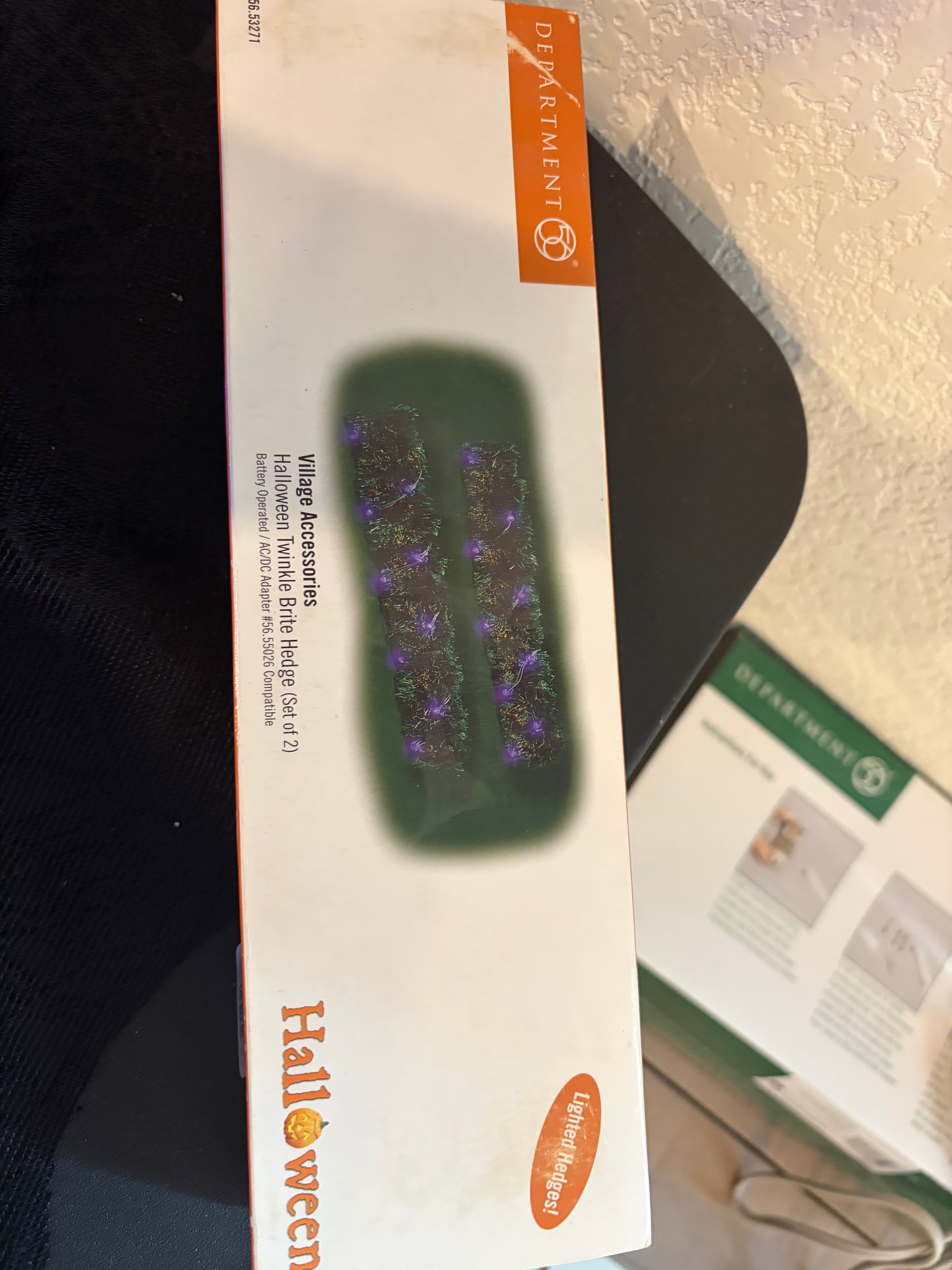 Dept 56 Halloween Twinkle Brite Hedge