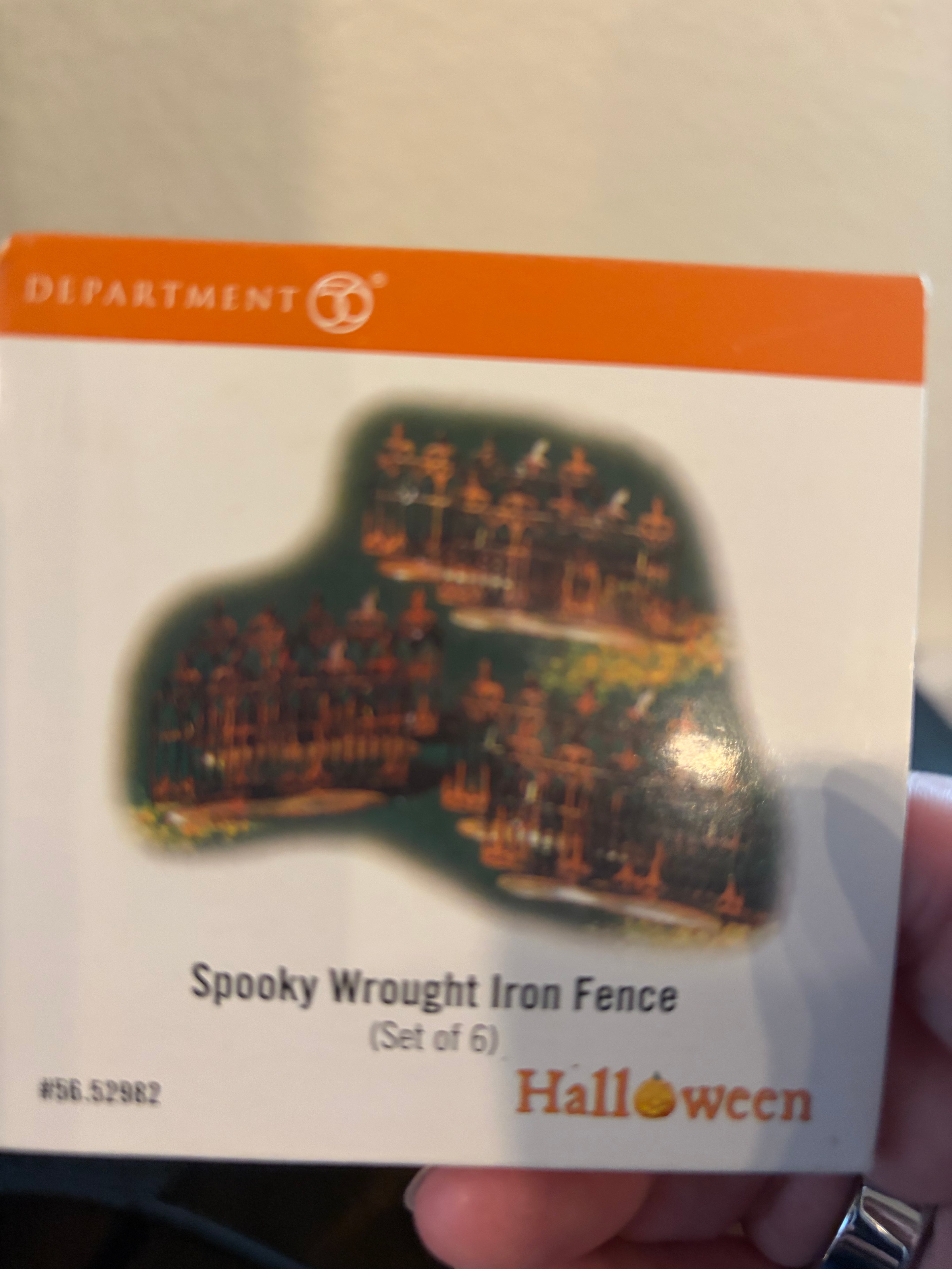 Dept 56 Spooky Wrought Iron Fence