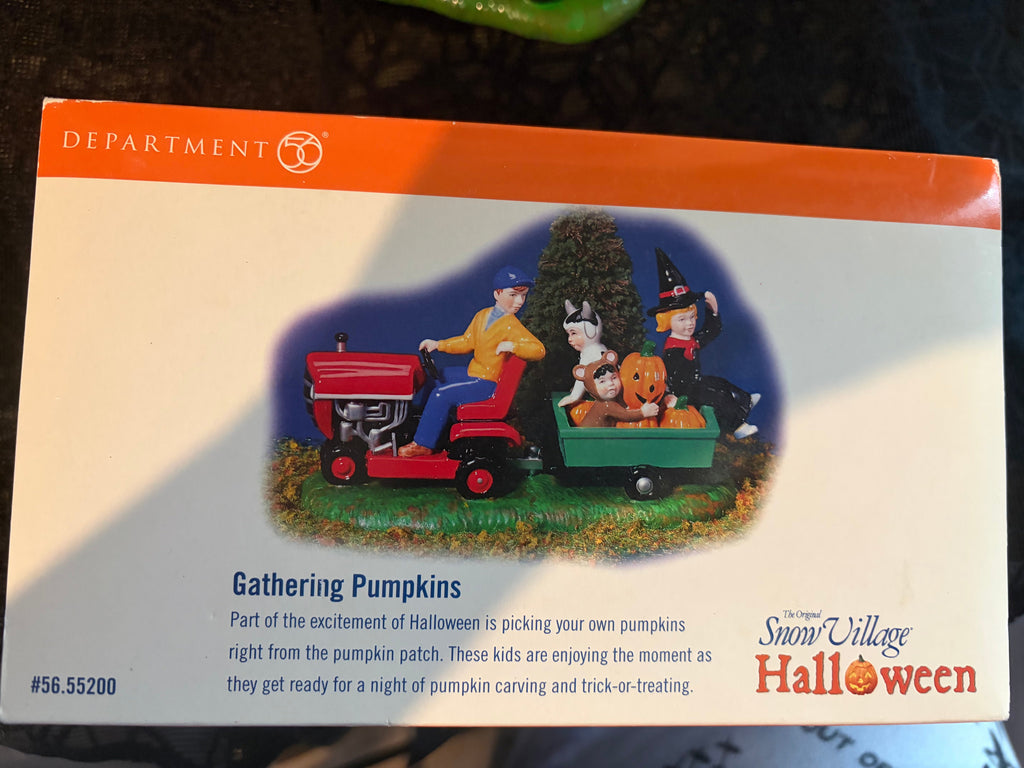 Dept 56 Gathering Pumpkins