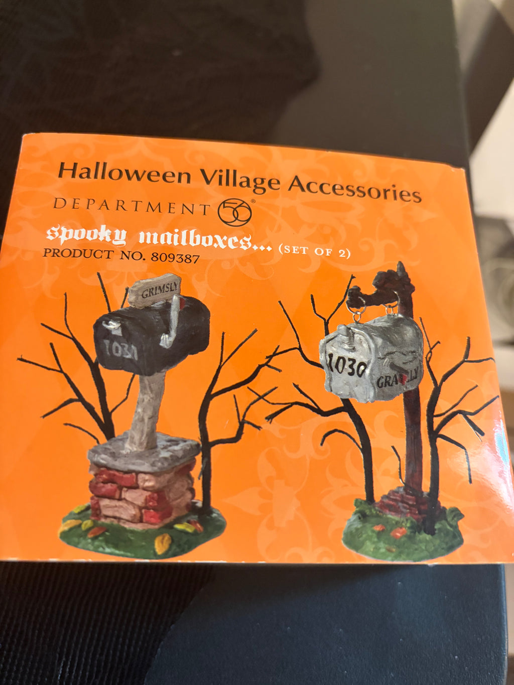 Dept 56 Spooky Mailboxes