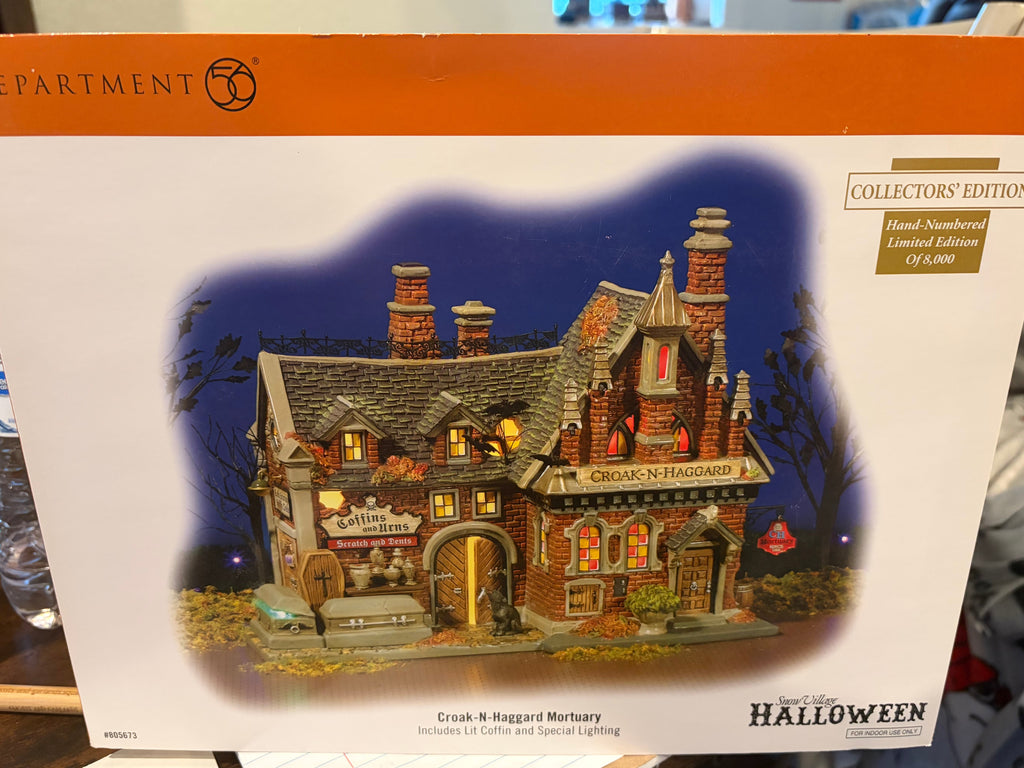 Dept 56 Croak N Haggard Mortuary Collector's Edition #4315