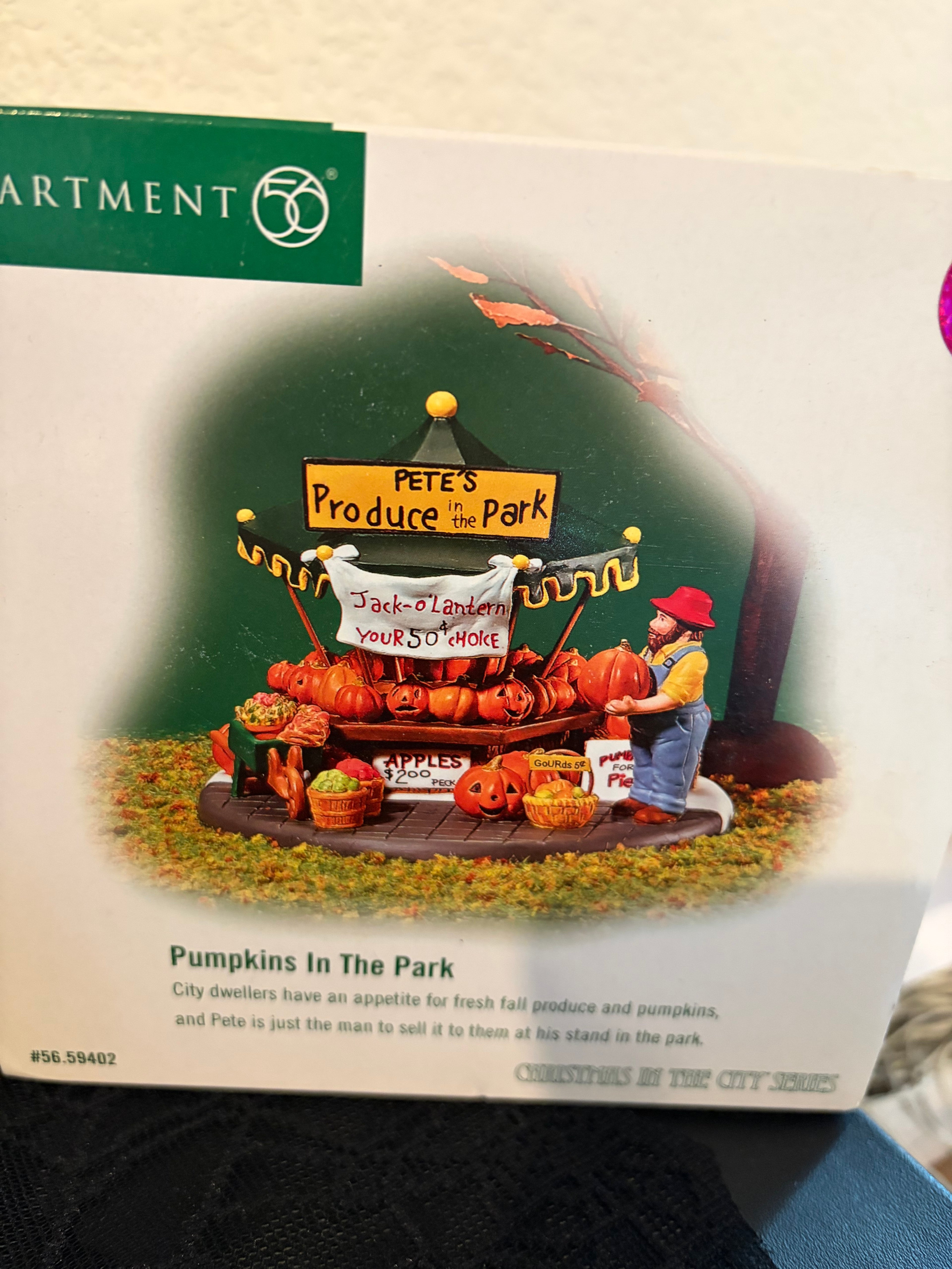 Dept 56 Pumpkins in the Park