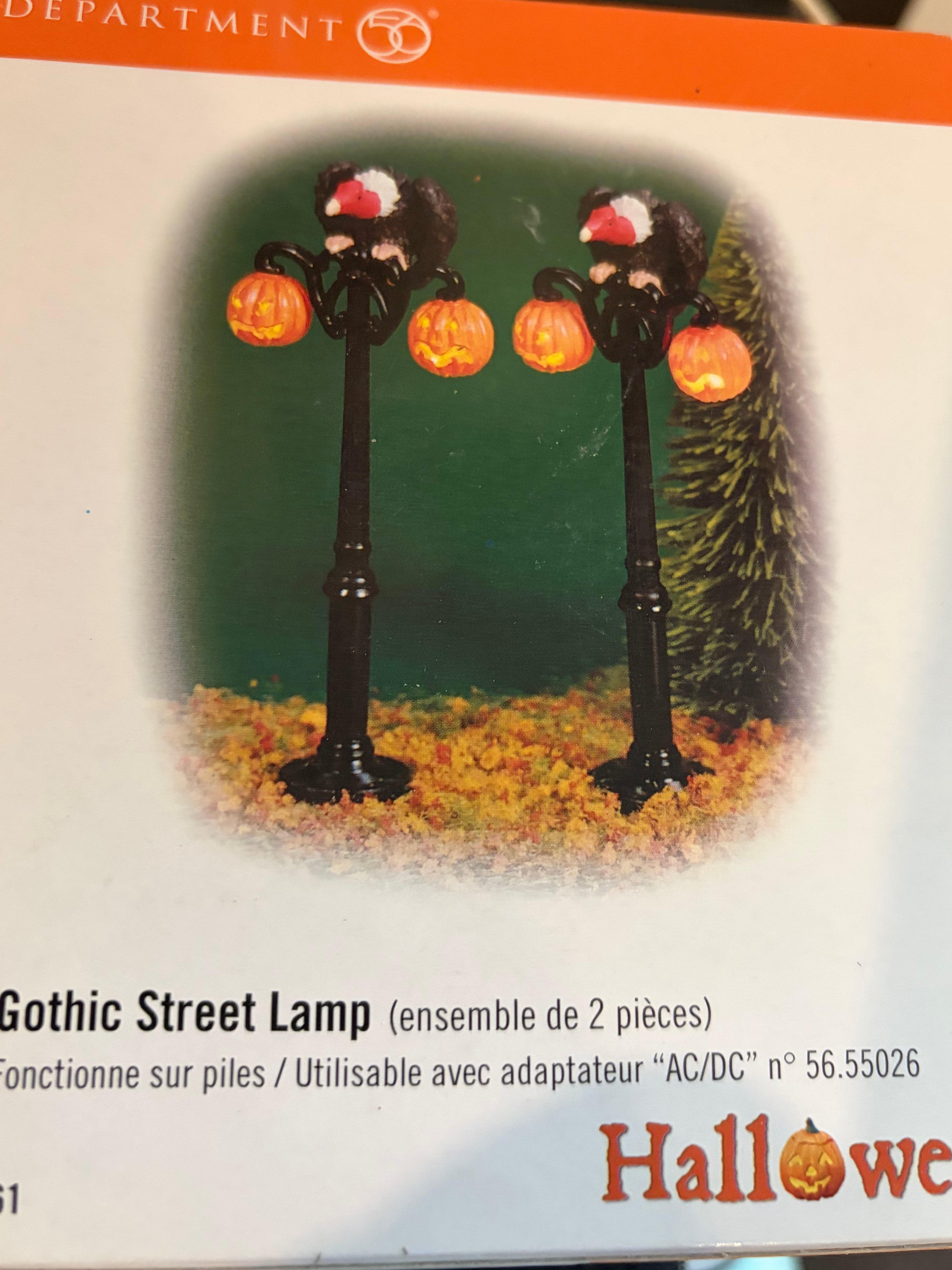 Dept 56 Gothic Street Lamps