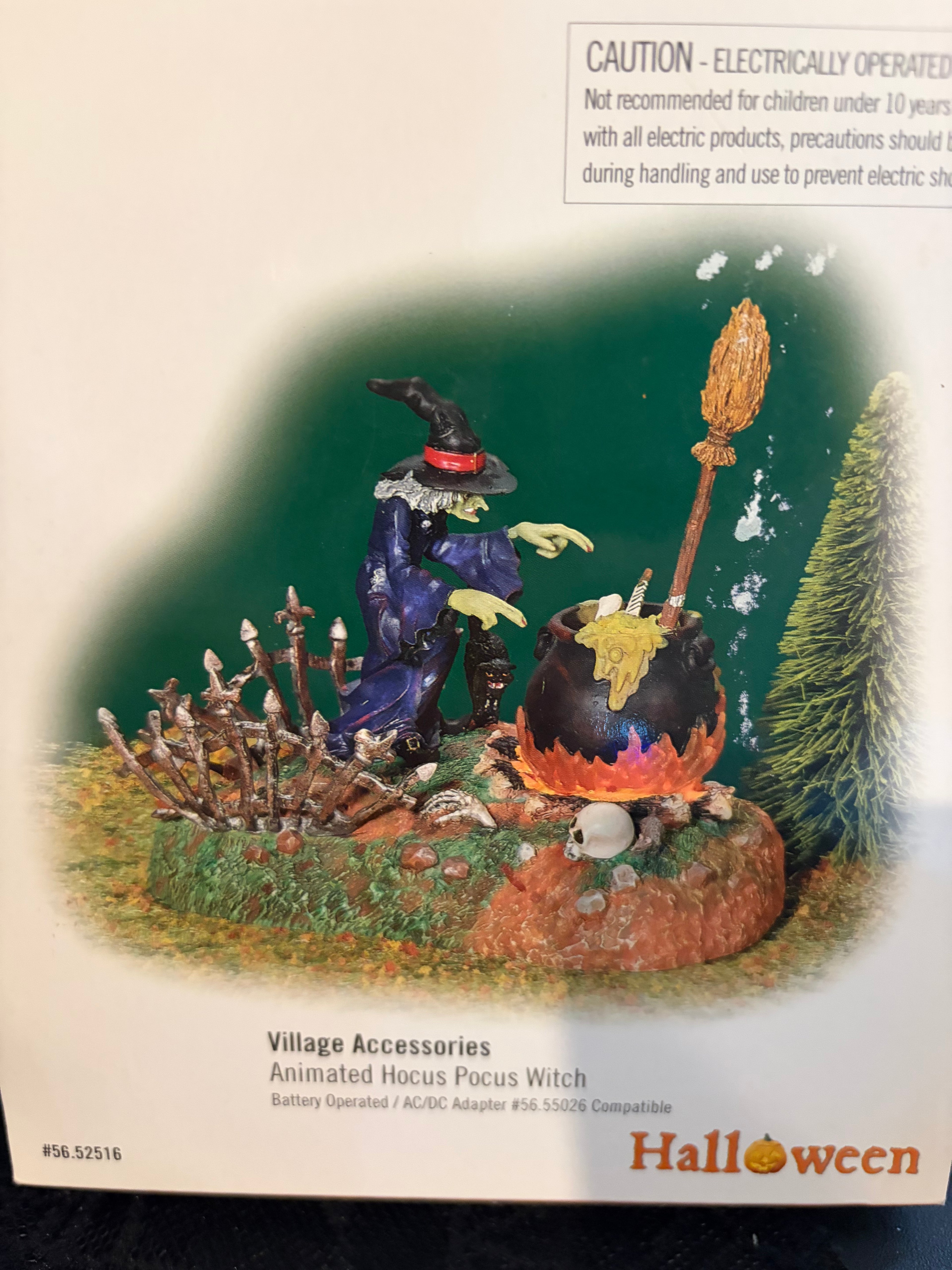Dept 56 Animated Hocus Pocus Witch