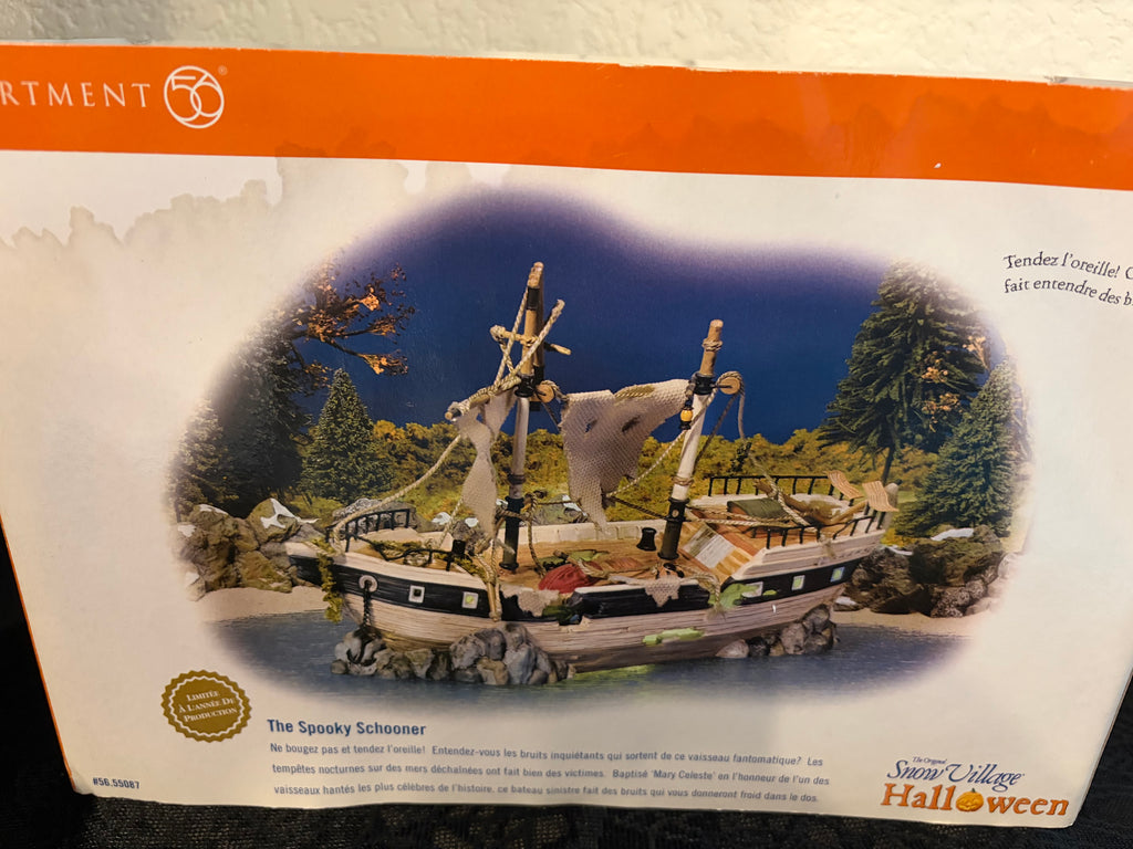 Dept 56 Spooky Schooner