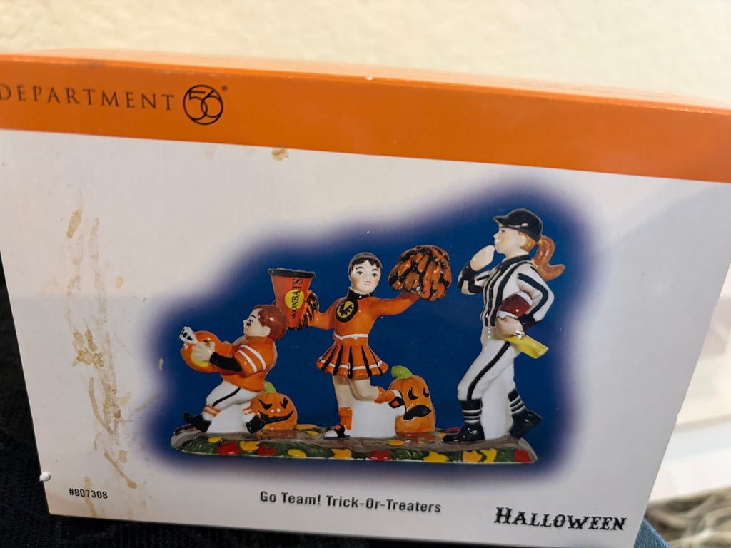 Dept 56 Go Team Trick or Treaters