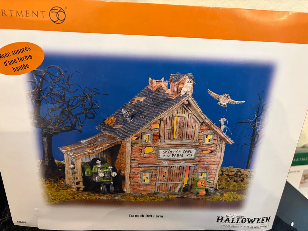 Dept 56 Screech Owl Farm