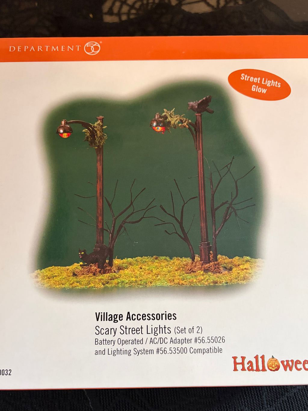 Dept 56 Scary Street Lights