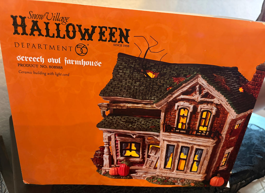 Dept 56 Screech Owl Farmhouse