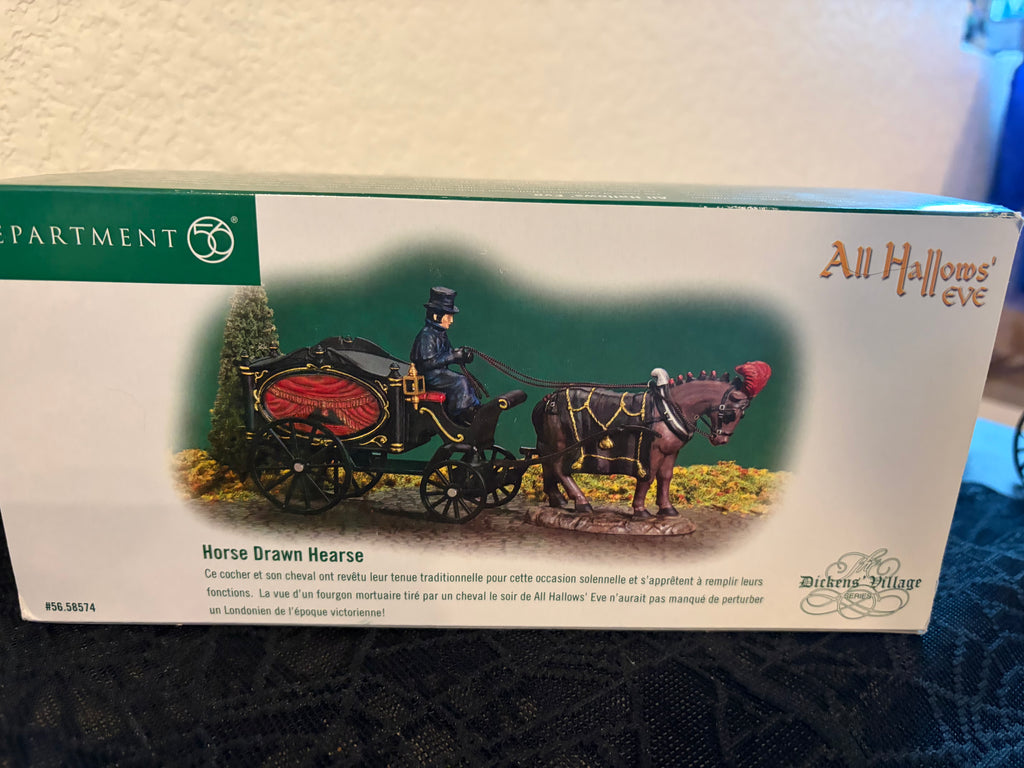Dept 56 Horse Drawn Hearse