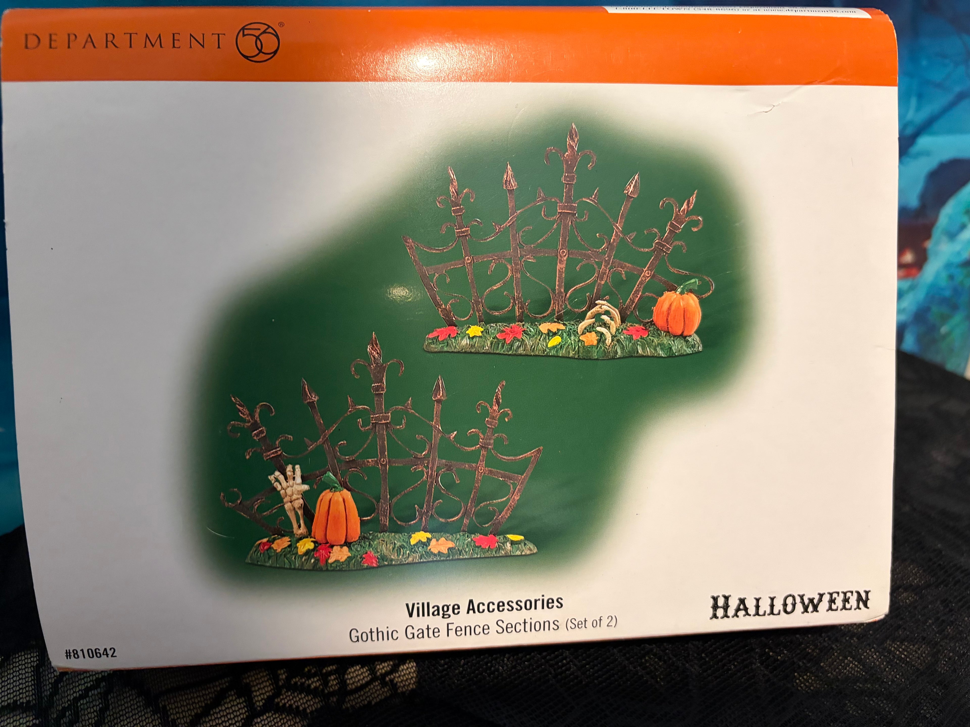 Dept 56 Gothic Gate Fence Sections