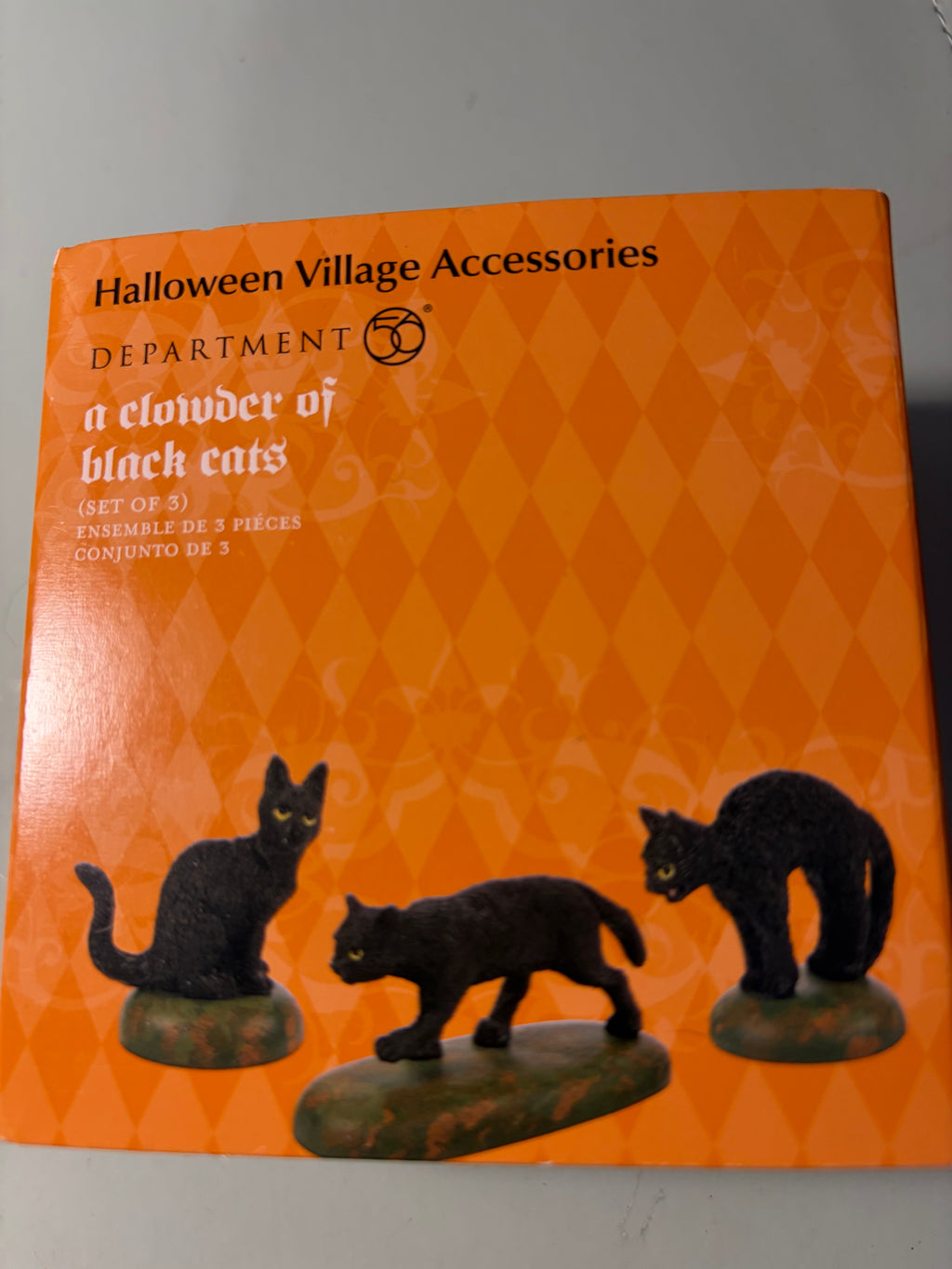 Dept 56 A Clowder of Black Cats