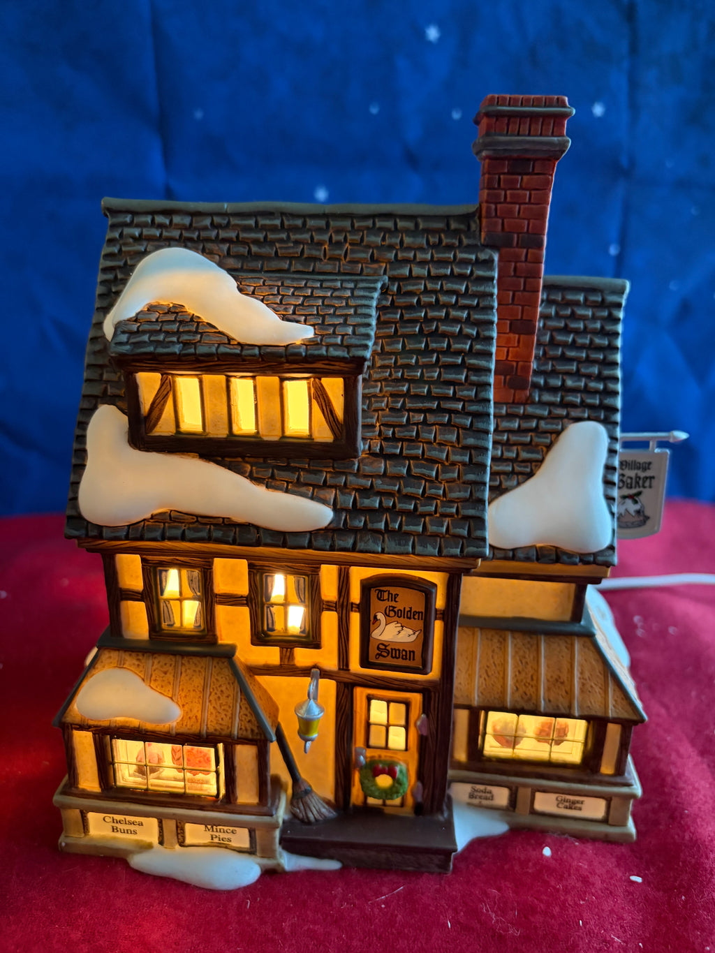 Dept 56 Golden Swan Bakery 25th Anniversary Edition
