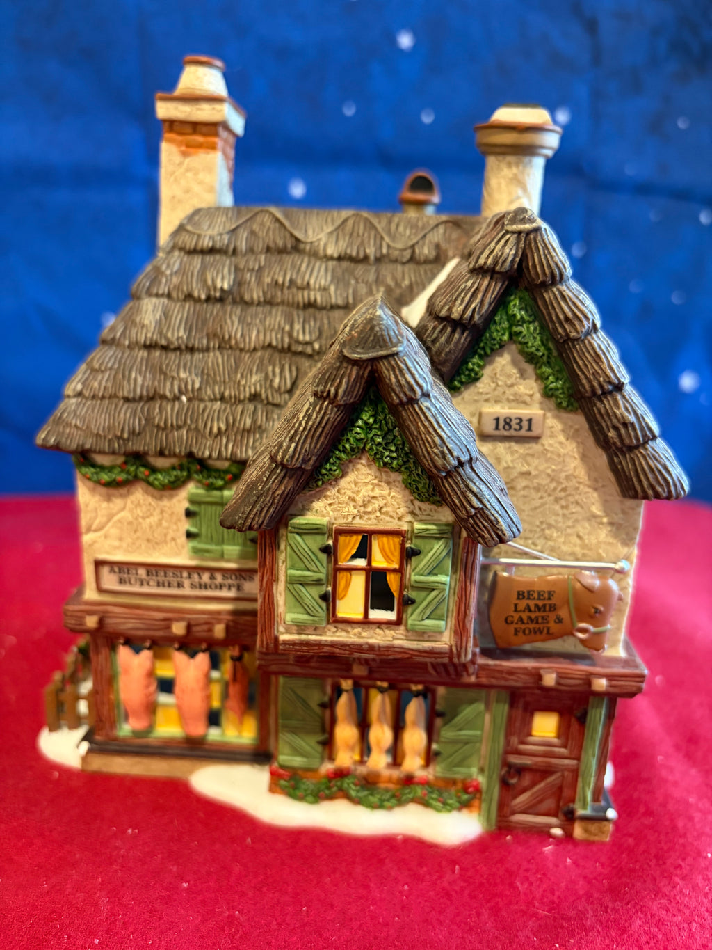 Dept 56 Abel Beesley Butcher 25th Anniversary Edition