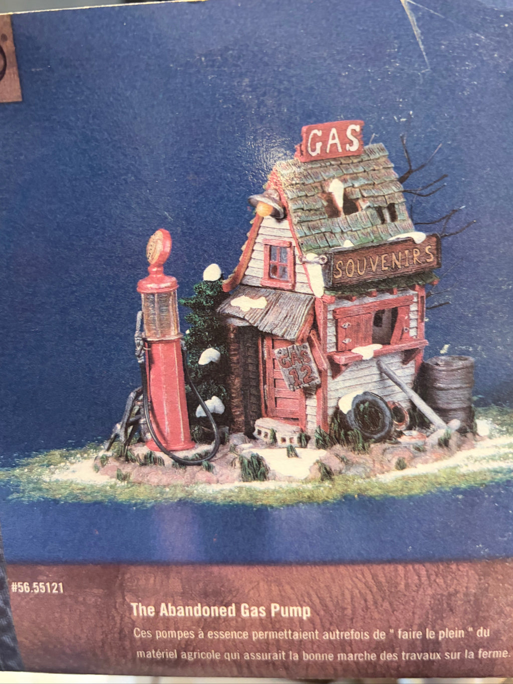 Dept 56 Buck's The Abandoned Gas Pump
