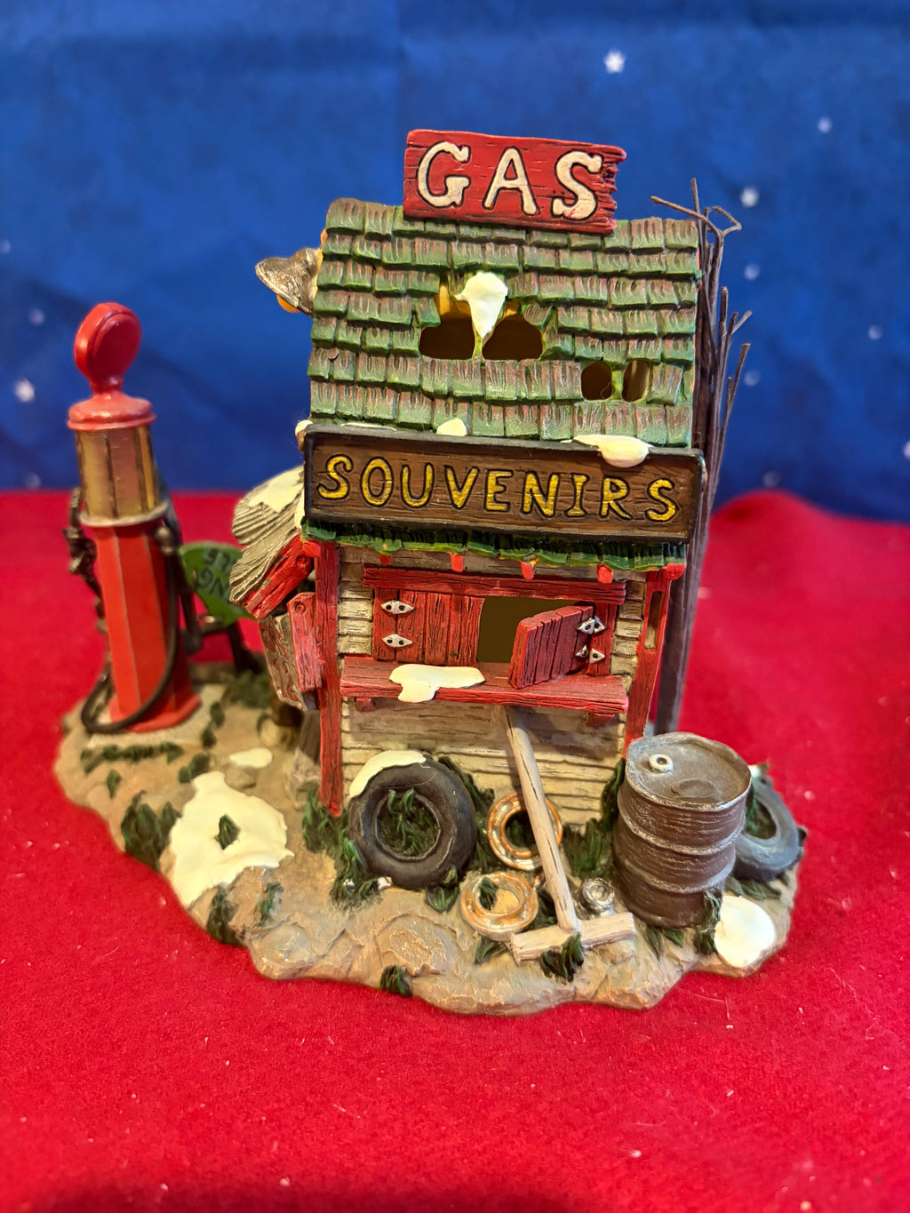 Dept 56 Buck's The Abandoned Gas Pump