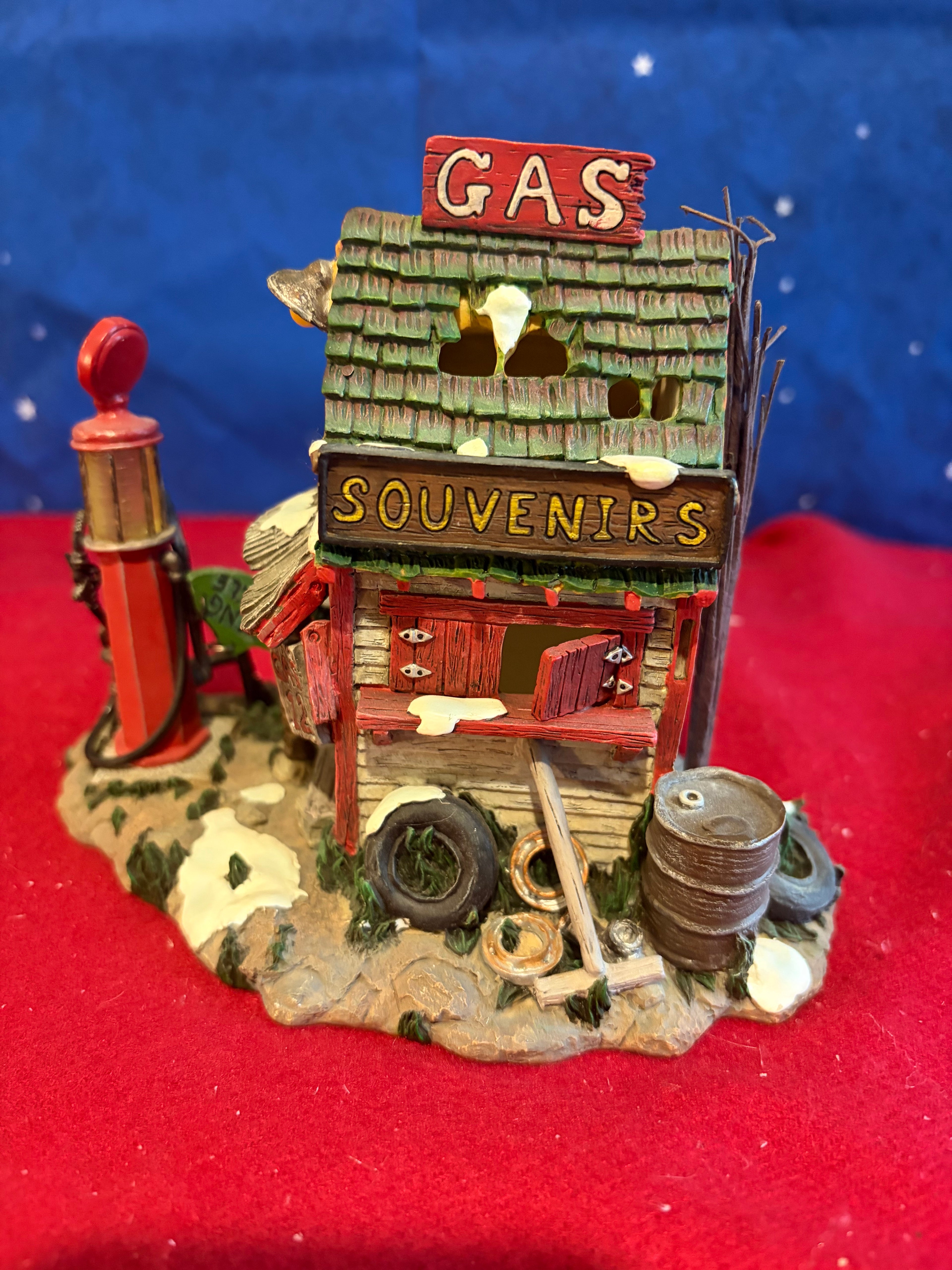 Dept 56 Buck's The Abandoned Gas Pump
