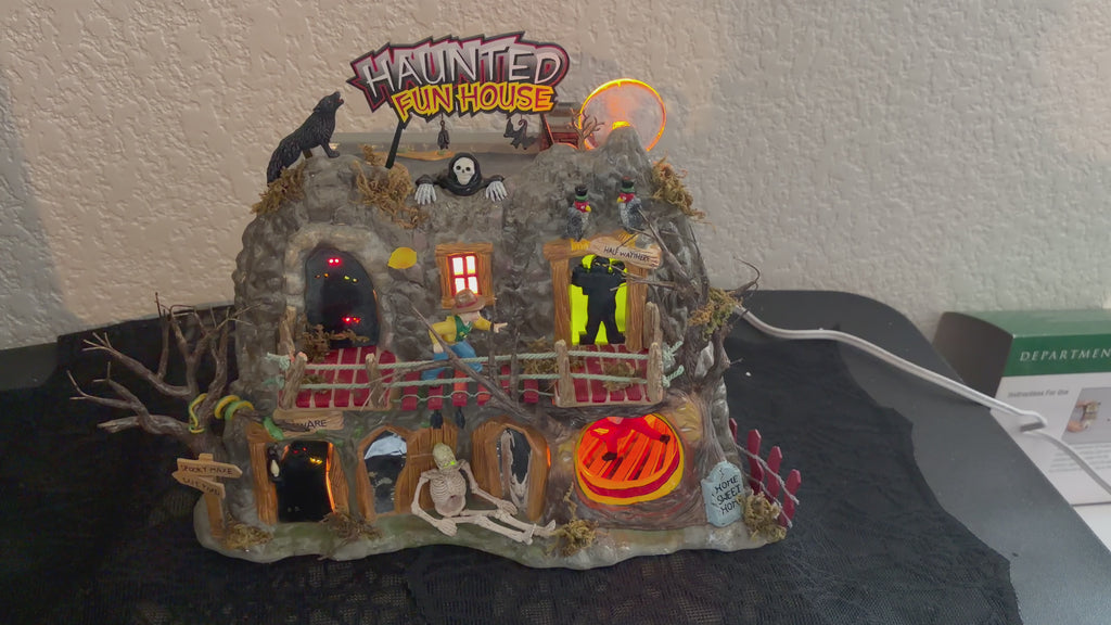 Dept 56 Haunted Funhouse-please read description